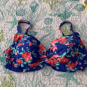Adorable Brand New Lands End Bathing suit top! NWOT